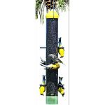 Upside Down Wild Finch Feeder, 23 x 2.5 x 2.5 (inches) including HangerYou'll love watching the amusing, amazing antics of the wild birds feeding upside down from this feeder. Patented Upside Down feeder ports