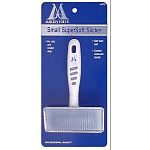 This professional grade Small Soft Slicker Pet Brush by Millers Forge is perfect for grooming your cat or small sized dog. Made with a comfort handle and foam padding, this brush is easy to handle and gentle on your dog or cat's skin. Great for reducing s