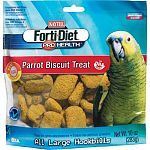 Forti-diet Pro Health Parrot Biscuits are a fun way to add variety to your bird's diet. These crunchy biscuits are nutritionally fortified with Omega 3's, pre-biotics and pro-biotics to aid in digestive function. They're a healthy and fun to eat treat!