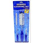 Keep your pet fountain cleaner by getting to all of the hard-to-reach spots with this 3-brush set. Gives your fountain longer life. Good for all drinkwell fountains. Featuring a comfortable molded grip.