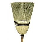 #6 dutch maid broom is made form all corn fibers for best use in the house. For use on light debris on smooth surfaces.