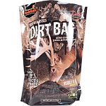Dirt colored deer attractant visible to deer - unseen by the human eye Treated with glo-cote uv enhanced visual attractant Looks like dirt attracts like crazy High fat and protein content designed to supplement your herds needs without giving away the lo