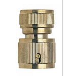 Brass Female Quick Connector - 5 in. (46 C) by Melnor is sold individually. Attaches to the male end of the hose for quick and easy connections to accessories. Made of solid brass construction.