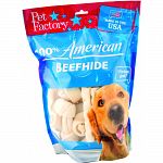 100 percent american beefhide chews provide unsurpassed quality combined with full flavor. Contains more and thicker fibers for a longer lasting chew with great american bred taste. Satisfies your pet s natural urge to chew while helping to promote great