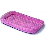 These great Midwest Quiet Time beds now come in fashionable colors. Feature Synthetic Fur and are ideal for Use in Crates, Carriers, Dog Houses, Vehicles and more. Keeps Pets Cool in the Summer, Warm in the Winter.