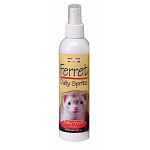Marshall’s Daily Spritz is an all-natural spray that is safe for daily use. With conditioners and aloe vera to moisturize, and odor modifiers and neutralizers to deodorize, Daily Spritz creates a soft-coated, better-smelling ferret. 8 oz.
