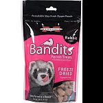 Your ferret will love these crunchy, natural treats made with single source, whole animal protein. Loaded with protein and natural flavor, these all-meat treats are created by a delicate freeze-drying process. Shaped into bite-sized morsels, they re perfe