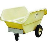 Extremely stable cart that can move large loads with minimum effort Ideal for a variety of farm applications Strong yet lightweight Features ball bearings and pneumatic tires Tested up to 600 pounds Made in the usa