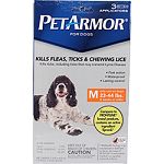 Kills fleas, ticks, and chewing lice Kills ticks including those that may transmit lyme disease Fast action, lasting control and water proof For use only on dogs and puppies over 8 weeks of age weighing 23 pounds to 44 pounds