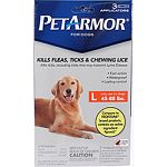 Kills fleas, ticks, and chewing lice Kills ticks including those that may transmit lyme disease Fast action, lasting control and water proof For use only on dogs and puppies over 8 weeks of age weighing 45 pounds to 88 pounds