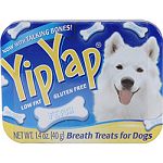 Low fat, gluten free breath treats for dog Naturally freshens breath Use at home and on-the-go Use as a reward or treat