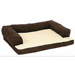 Provides a comfortable and luxurious place for your pet to curl up and snooze in style. Provides added comfort and luxury for older dogs recovering from surgery. Crafted with rich upholstery-grade fabric featuring superior color-fastness. Built-in microba