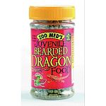 Food for juvenile bearded dragons. Higher in protein. Convenient, easy to serve container.