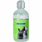 Sterile veterinary eye wash that cleanses the eyes, relieves and soothes eye irritation, discomfort, itching Isotonic, buffered solution with the same ph as normal tear fluid Used to remove dried mucus secretions, pollen, loose foreign material such as ha