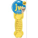 The JW Pet Cyber Bone is made from strong, safe, natural rubber that dogs love. These toys encourage chewing for healthy teeth and gums. Choose for Small to Large dogs. The ridges in this toy help clean teeth.