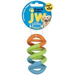 This fun interactive rubber toy satisfies your pet's natural need to chew and exercise its teeth and jaws. Designed for use by small dogs. The double-helix shape similar to a real molecule of deoxyribonucleic acid gives the dog more space to chew on.