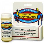 Avi-Era bird vitamins by Lafeber is for all birds. It is a concentrated vitamin powder for use in water or food. It contains all 13 essential bird vitamins. 1.25 oz.