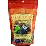 For senior parrots. 61% pellets, 26% wholesome grains and 13% fruit and herbs. Balanced, low calorie, scientifically enhanced food designed to promote optimum health throughout the golden years of life. No artifical flavors or colors.