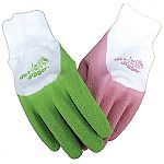 Quality gardening glove designed for digging in dirt and mud. Textured latex rubber coating that provides superior grip for weeding, pulling roots, and gripping rocks and stones. Made of comfortable, 100% unbleached cotton. Machine washable.
