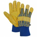 Excellent abrasion resistance Insulated with polyester for added warmth Flexible knit wrist locks in warmth Wing thumb for comfort and long wear Stays soft and flexible after getting wet