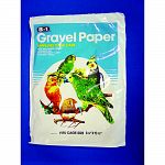 Great for catching and absorbing waste and water from your pet bird, this gravel paper by 8 in 1 makes clean up a convenient and easy. Available in different sizes to fit your bird cage. Contains gravel to help keep claws trim.