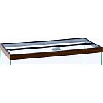 A crystal clear hinged glass canopy provides the area for your lighting to sit while allowing easy access to your tank Provides splash protection for light fixtures and a barrier for jumping fish. Fits 120xh tanks Reduces evaporation and stabilizes water
