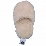 This silly and soft slipper is the ideal slipper for keeping your canine friend busy for hours. Made to be durable and withstand hours of chewing enjoyment. Great for playing catch with inside or out. Slipper has a squeaker inside. Size is 8 inches.