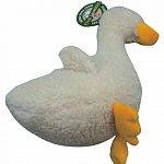 The Vermont Fleece Duck for dogs by Ethical is a fun and noisy chew and fetch toy that your dog will love! Made to hold up well after hours of chewing, this durable duck is fun and soft to squeeze when in your dog's mouth. Size is 13 inches.    Dogs