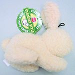 Your dog will enjoy chewing and chasing this fun rabbit that is made with durable and strong fleece material. Easy on your dog's mouth, so he or she can chew and play for hours. Rabbit is 9 inches and comes with a squeaker inside.