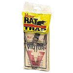 Victor Metal Pedal Rat Trap kills rat easily, cleanly and safely. Disposal is easy. May used around children and pets because it is non-toxic. Rodent capture can be viewed easily. Wood used in trap is certified by the Forest Stewardship Council.