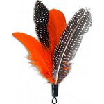 Suitable for cats with air pursuit interests Made of faux feathers, yarn and other assorted materials