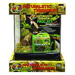 This kit is fit for most amphibian enthusiasts and is perfect for beginner hobbyists Includes eco earth substrate, zoo med terrarium moss, natural plastic plant, reptisafe water conditioner, reptivite vitamins Comes with zoo meds guide to amphibian care 1