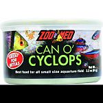 Fresh cyclops are cooked in the can to lock in nutrients For small aquarium fish including tetras, barbs, guppies, danios, bettas, killifish and more Also for small marine fish, invertebrates (including corals) and nano fish