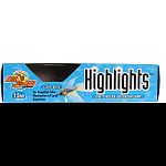 Zoo meds highlights incandescent aquarium bulbs are a new addition to our aquatic line of products The bulbs are gel-coated with color, rather than paint, so the color will not chip or wear off. Highlights are ideal for small aquariums.