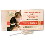 1 dose for the vaccination of healthy susceptible cats as anaid in the reduction of diseases. Caused by feline rhinotracheiti s calicivirus and panleukopenia. This product is shipped separately with special care and freight policy. Vaccines need to be col