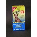 Liquid wormer effectively removes large roundworms and hookworm. From puppies, adult dogs and lactating bitches after whelping. Safe to use on lactating bitches two weeks after whelping. Safe to use on puppies as young as two weeks
