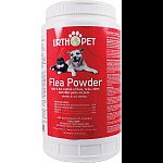 Diatomaceous earth acts on insects physically by abrading the exterior skeleton and dehydrating the insect. Urthpet flea powder utilizes the physical qualities of diatomaceous earth. Aids in the control of fleas, ticks, mites and other pests on pets. For
