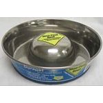 Slows down dogs eating which improves digestion and nutrient absorption. Patented rubber bottom and lifetime warranty.