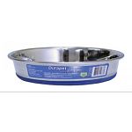 Durapet Bowls are made of high quality, heavy-duty stainless steel with a permanently molded rubber ring in the base that prevents sliding and undesirable noise. They are dishwasher safe and the rubber ring will not come off.