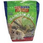 Bargain bag filled with a variety of natural chews for a healthy and happy dog. With choppers, barky bark, natu-rollies and other wholesome, natural treats. All-Natural with added Anti-oxidants.