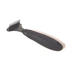Remove loose fur easily with this pet grooming rake by Miracle Corps. Helps to remove the loose undercoat fur and helps to prevent mats and tangles. Reduces the amount of shedding and makes grooming easier. Available in small or large.