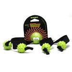 Soft but tough, rubber and strong seat belt legs. Designed for hours of interactive fun. Wiley can withstand chewing, tossing, tugging and endless bouncing. Kibble can even be added to wileys treat-ready head.