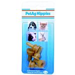 2 oz. Replacement Nipples are replacement nipples for the PetAg 2 oz. pet nurser bottles. Comes in a pack of five nipples.
