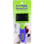 Perfect for puppies and toy breeds. The massage brush ensures a pleasant grooming experience forall This massager helps distribute natural oils for a soft, shiny coat Designed specifically to meet the needs of your li l pal!