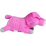 Perfect for puppies and toy breeds Plush pig shaped dog toy with squeaker Hours of cuddly fun
