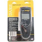 Large lcd screen displays fence voltage, amps and direction of fault. Works with any brand of pulse energizer. Cordless design - no ground probe. Battery not included. Made in the usa.