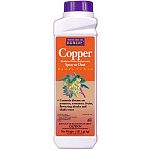 Seven percent (7%) copper sulfate for controlling early and late blight, leaf spots, downy mildew, anthracnose and certain other fungal diseases on various vegetables, flowers, ornamentals and fruits. Won't burn plants. Controls diseases on potatoes, tom