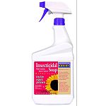 Kills insects such as, adelgids, aphids, earwigs, scale, thrips, whitefly, wooly aphid and more on contact. Great for houseplants, vegetables, flowers, fruits, roses and shrubs. Will not burn plant foliage.