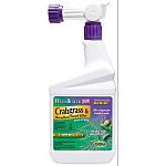Post-emergent control of broad-leafed weeds and crabgrass. Ready-to-spray formula, attach to garden hose and spray. No mixing required. Treats up to 6600 square feet. Kills over 200 lawn weeds.