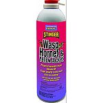 Water-based foam formula Shoots 20 feet and kills on contact Safe for use on and around plant material Spray onto the wasp nest to kill the larva inside the nest, coats nest for complete kill Can be used indoors in places such as attics, where nests are c